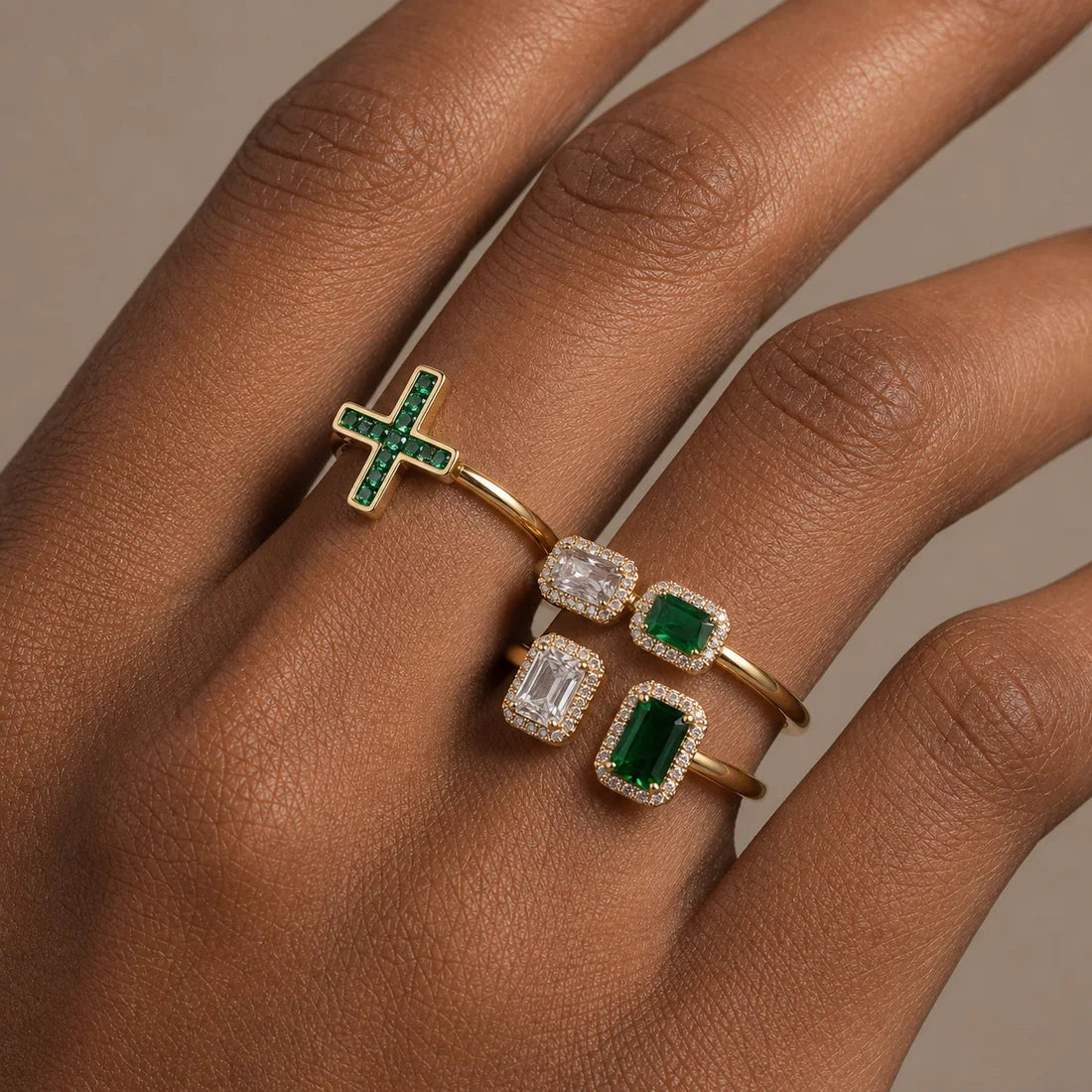 Rings from the Qli collection