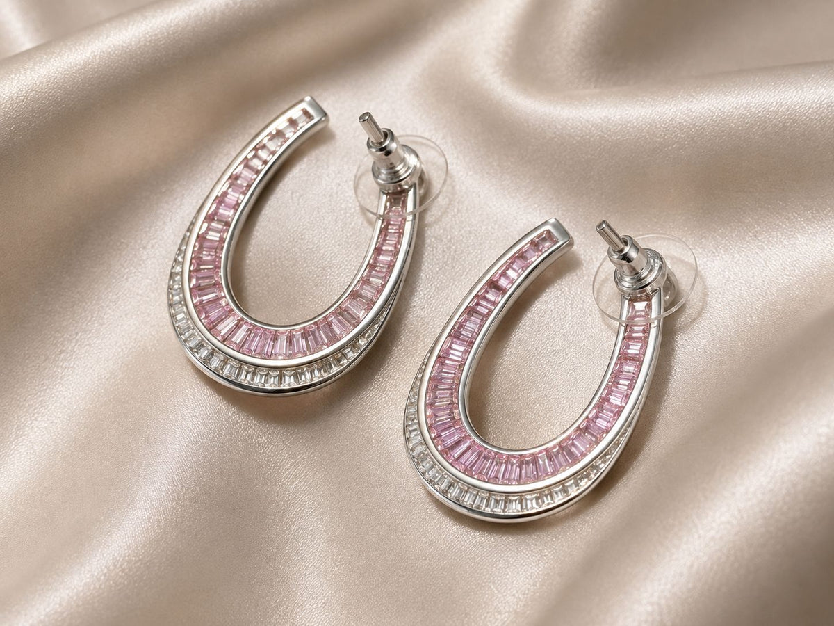Multi layered hoop earrings